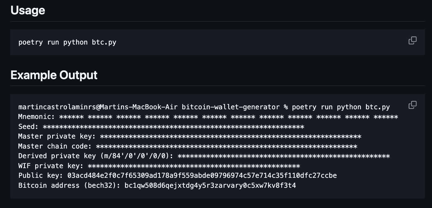 bitcoin-wallet-generator