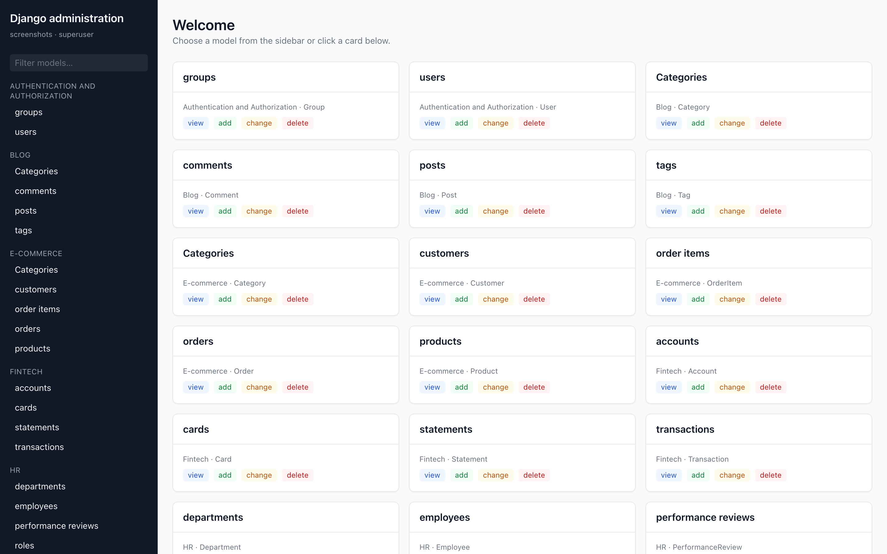 django-admin-react